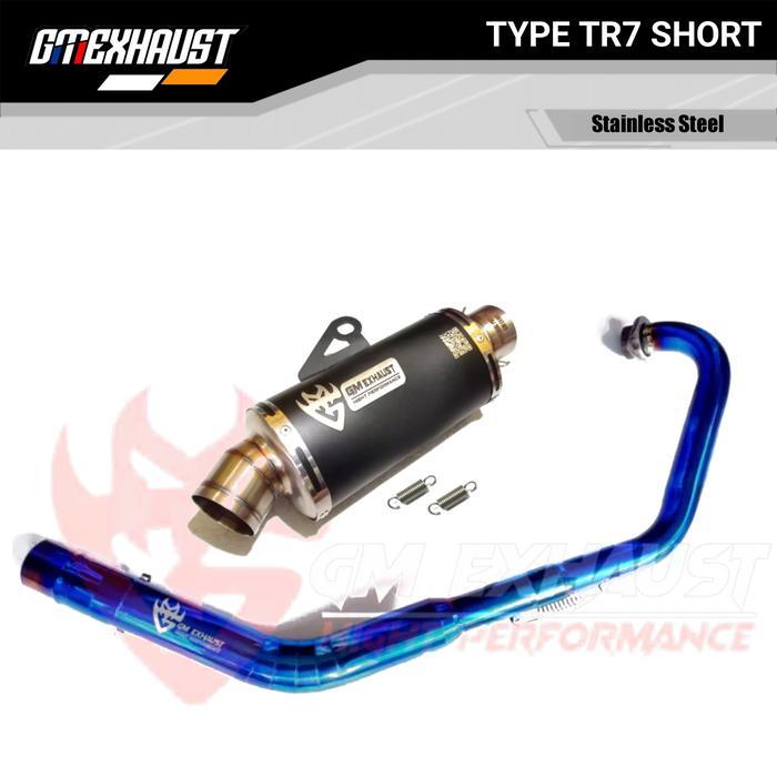 Knalpot Racing Fullset Cbr150 Gsx Cb150 R15 Vixion Sonic Fu Ori Gm