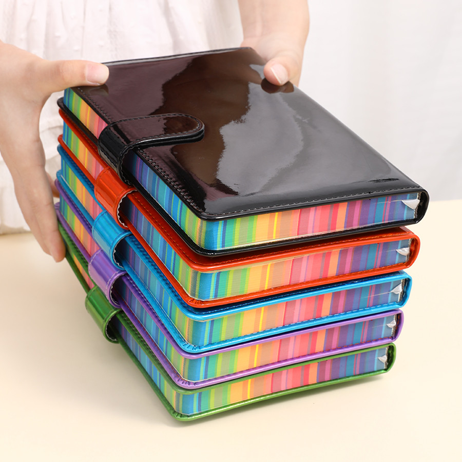 Laser Gradient Notebook 360 Page Multi Color Office Stationery Hot Selling School Student Hardcover
