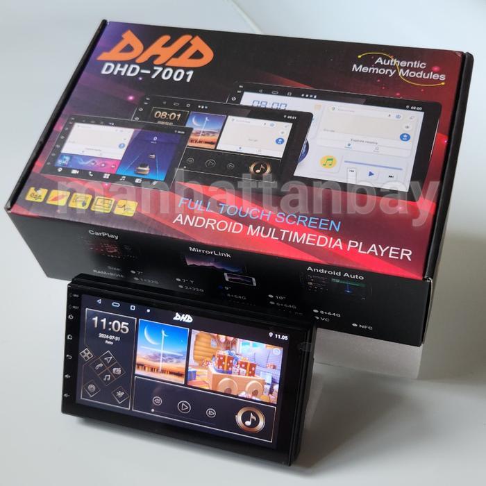 (COD) Headunit Android Double Din Android 7 inch DHD