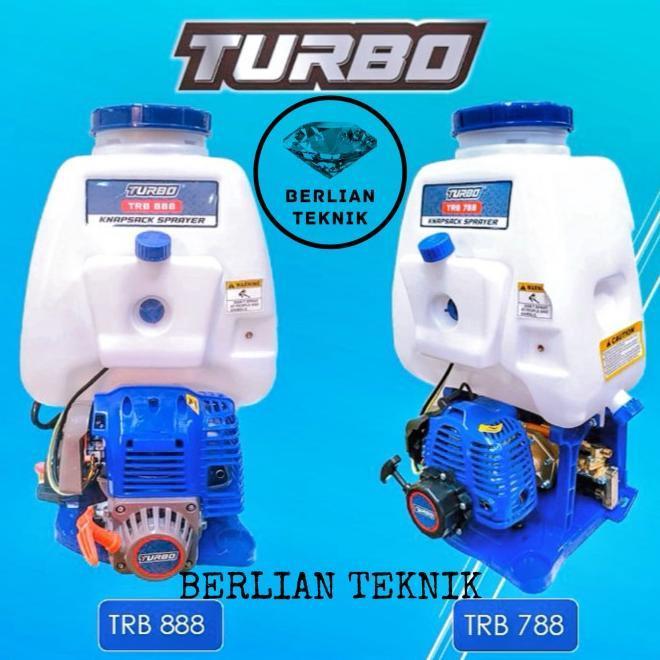 terbaru Power Sprayer Mist Knapsack Turbo TRB 888 / 4 Tak