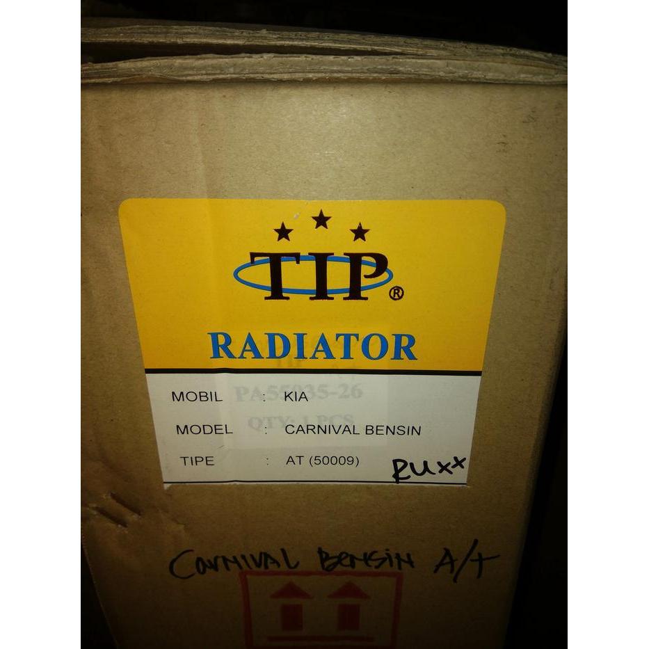 Radiator Kia Carnival Bensin Matic