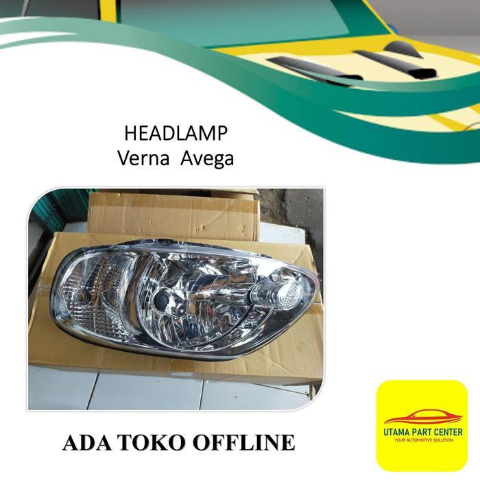Headlamp Lampu Besar Depan Mobil Hyundai Accent Verna Avega