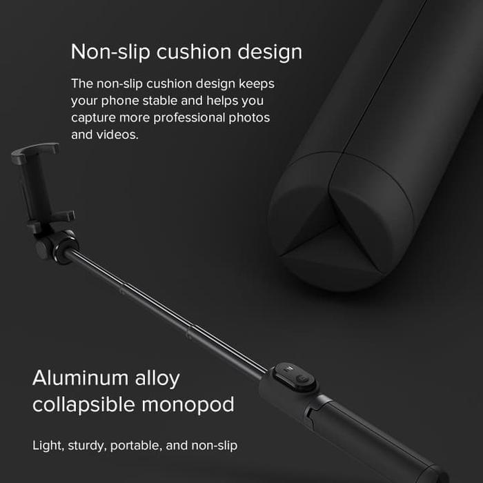 Xiaomi Tongsis Wireless Selfie Stick Tripod Tongsis Bluetooth Remote Control Redy Stok