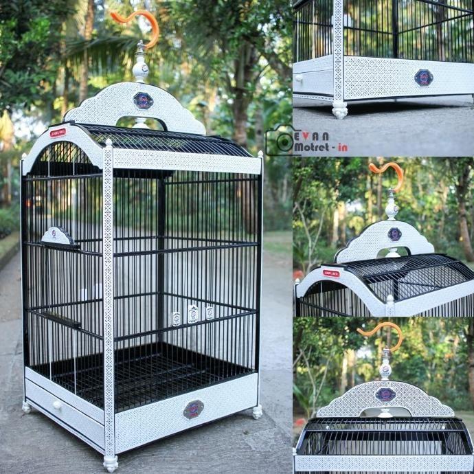 Sangkar Kandang Burung Kotak No 1 Ebod Jaya Full Akrilik Original Asli - No 1