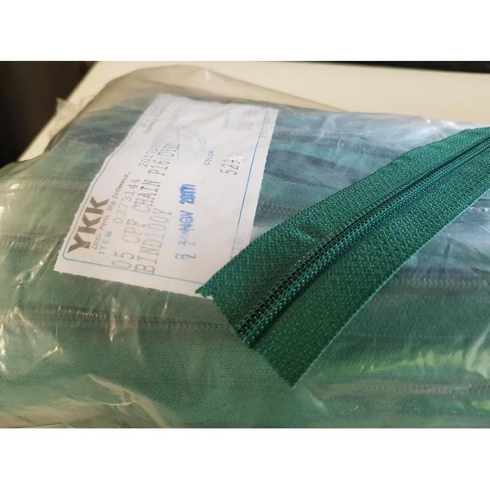 Resleting Meteran + Kepala Zipper YKK nomor 5