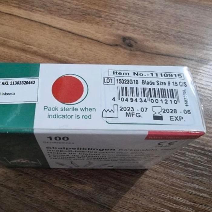 PISAU BISTURI 15 HEINZ HARENZ HAMBURG/ PENGGANTI BISTURI AESCULAP 15 B