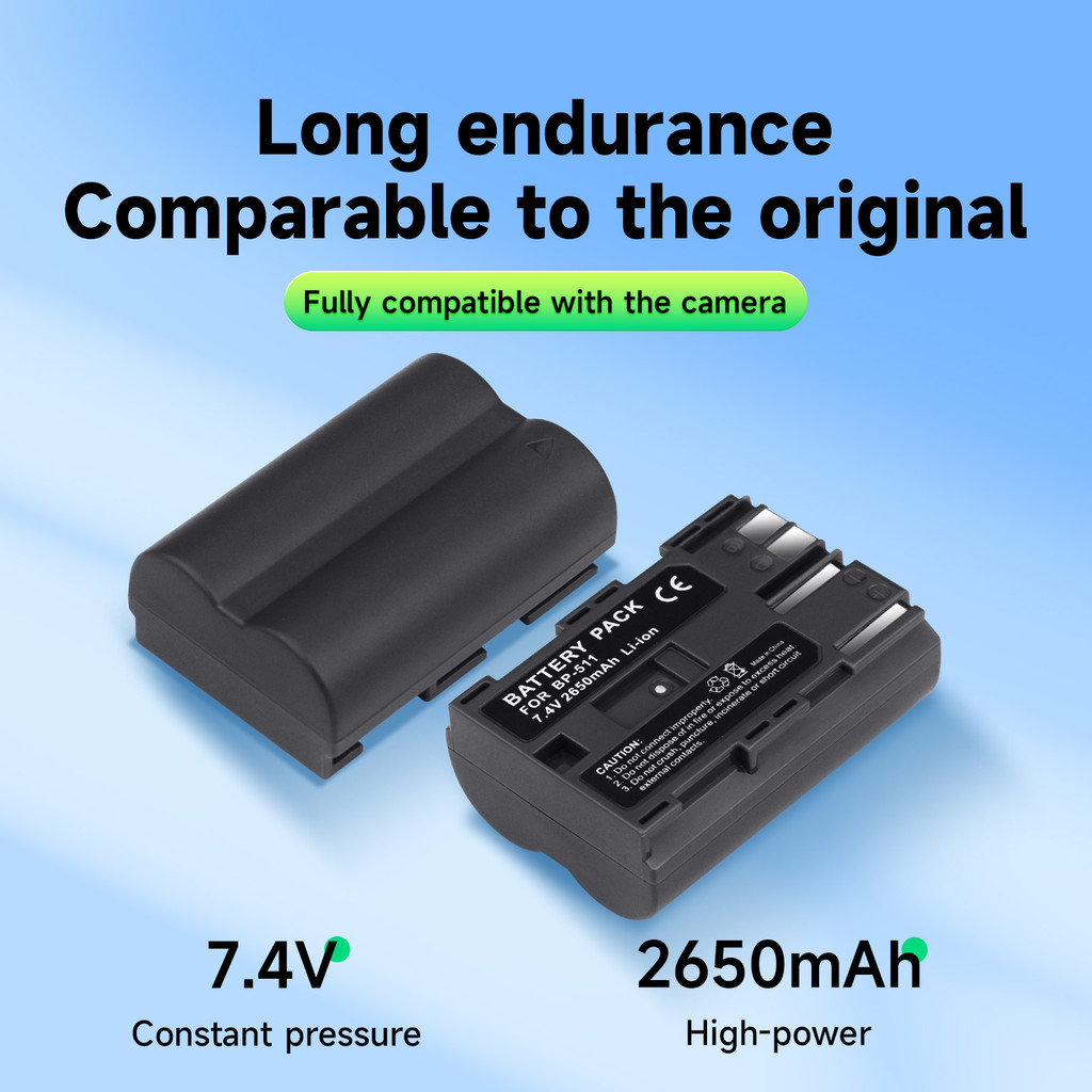 BP-511A BP-511 BP 511 511A BP511 BP511A Battery + LCD USB Charger Case for Canon EOS 40D 300D 5D 20D