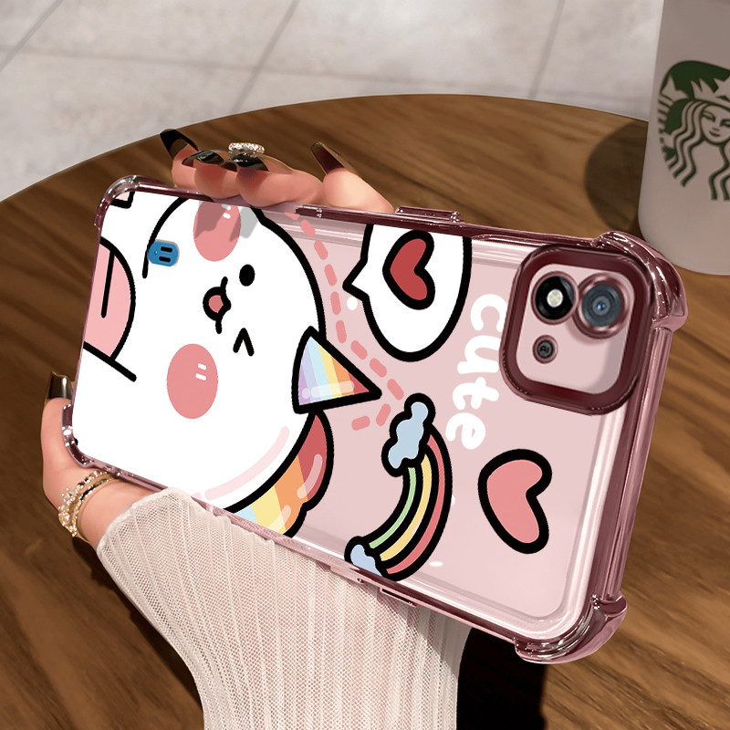 Casing Hp Untuk Realme C20 C20A C11 2021 C11 2020 Narzo 50I Prime Case Casing Pola Unicorn Lucu Kasi