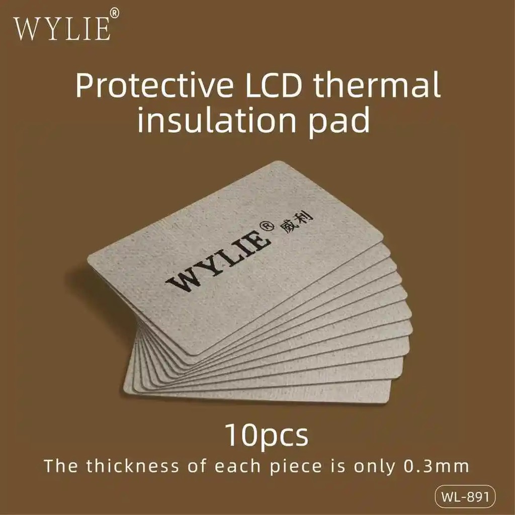 Wylie Wl-891 Ic Screen Transplant Protective Lcd Thermal Safety Insulation Pad Wind Gun 380 C Does