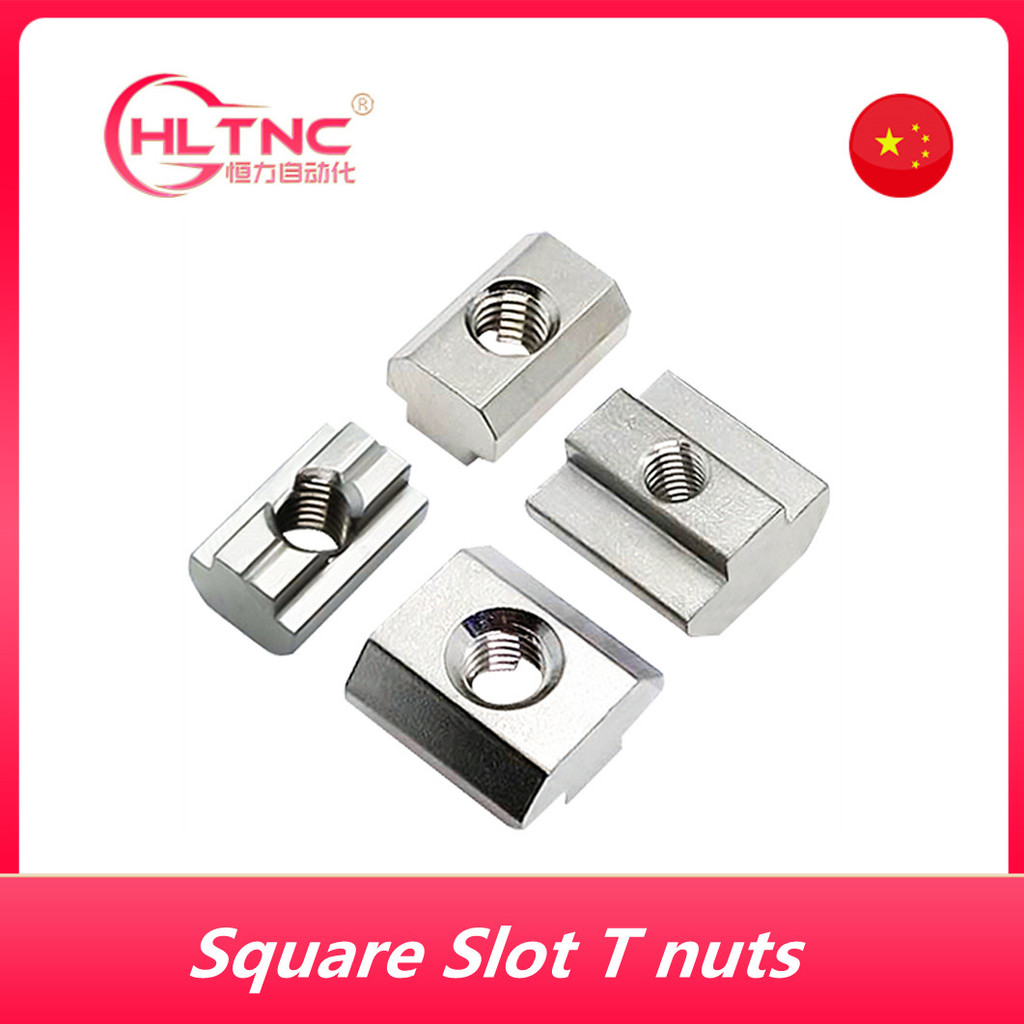 PROMO HARI INI T Block square nuts M3 M4 M5 M6 M8 Square Slot t nut Sliding hammer nut for 2020 3030