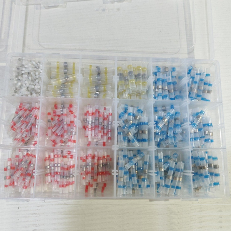 600PCS Solder Seal Terminals Wire Connectors Heat Shrink Solder Connectors Insulated Waterproof