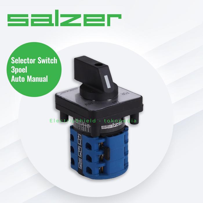 Selector SWITCH 3pole auto manual SALZER
