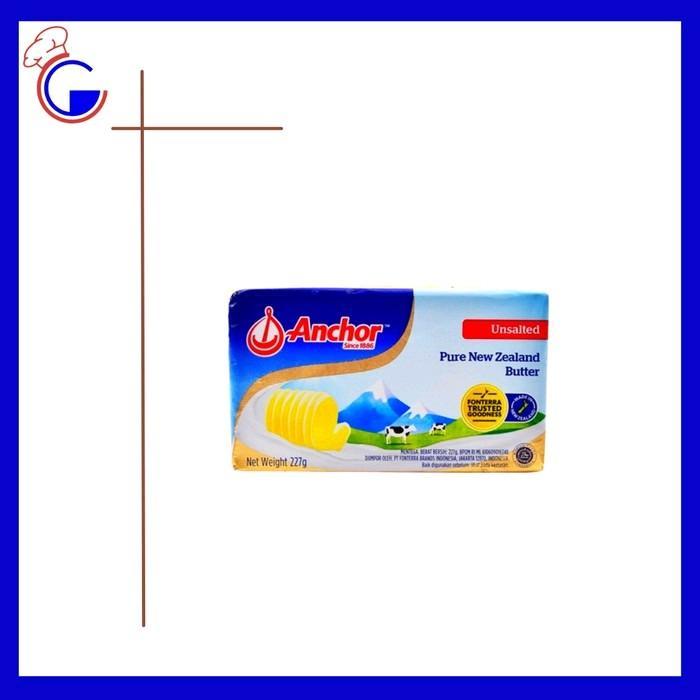 ANCHOR BUTTER UNSALTED 227GR