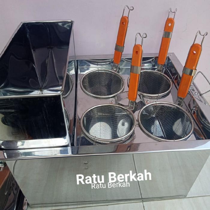 Dandang mke ayam lubang 4 komplit Dandang Kotak Kuah local asli Gratis Ongkir