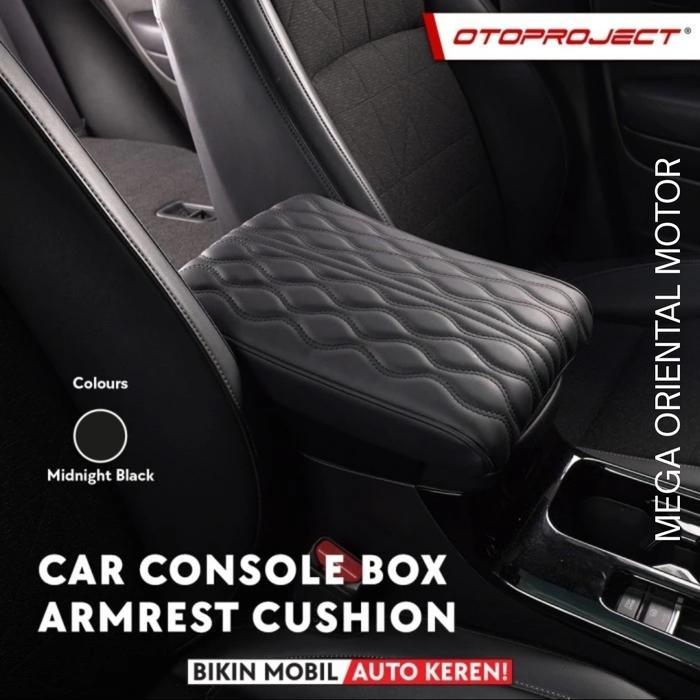 Bantalan Console Box Universal Mobil / Car Console Armrest Cushion Otoproject Warna Hitam