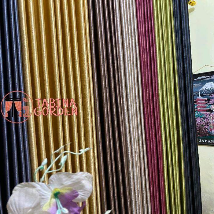 Promo Gorden Blackout Elegan Gorden Jendela Pintu Minimalis Kedap suara