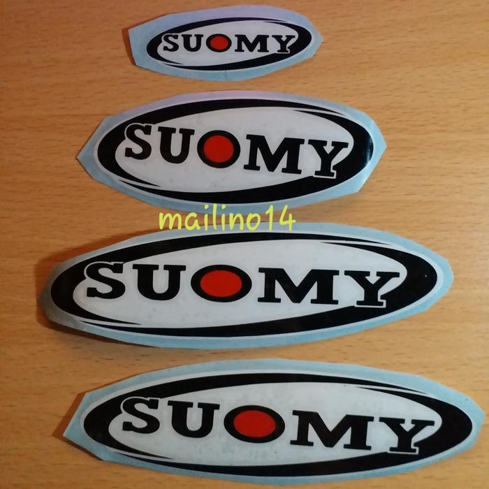 DISKON stiker suomy 1 set helm READY STOCK