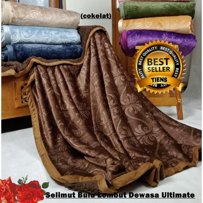 ASLI Selimut Dewasa Tebal Lembut Premium berkualitas motif uk 180 x200 READY STOCK