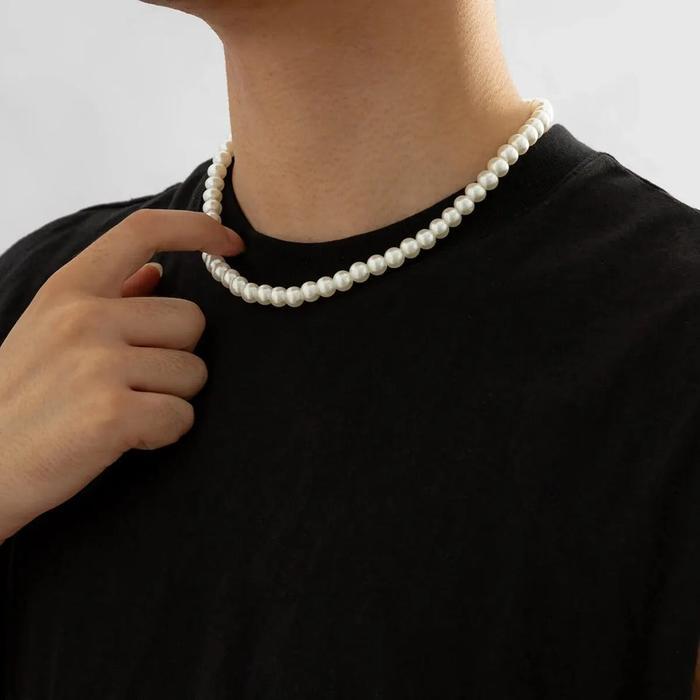 PEARL NECKLACE - KALUNG CHOKER MUTIARA PRIA DAN WANITA