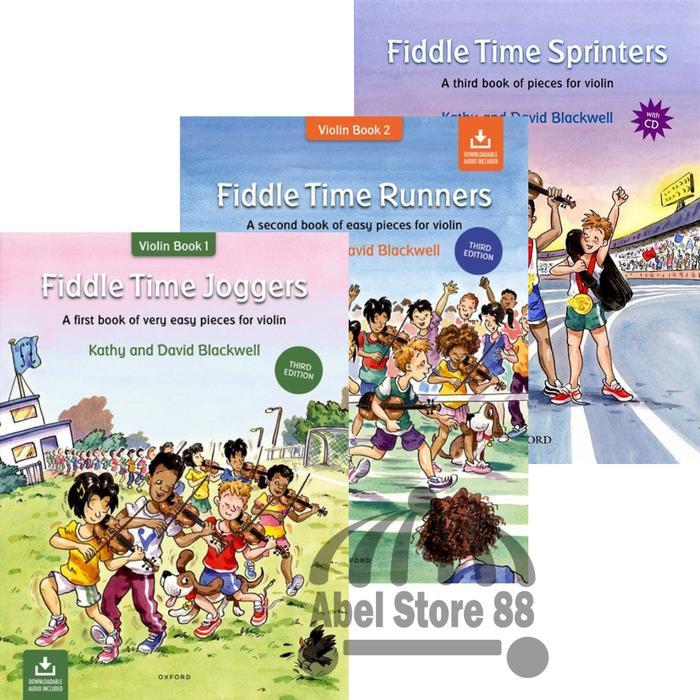 Fiddle Time Jogger/Runner/Sprinter Buku Belajar Biola Violin Pemula