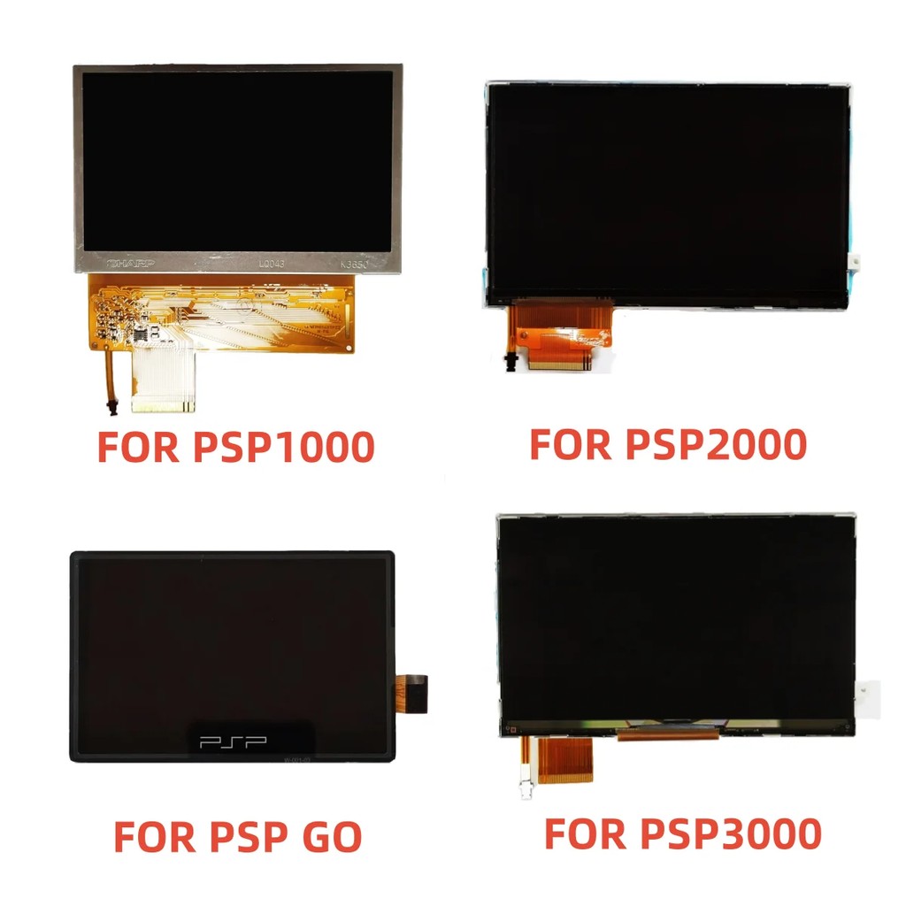 New PSP LCD screen for SONY PSP3000/PSP2000/PSP1000/PSP GO LCD Screen replacement for psp screen