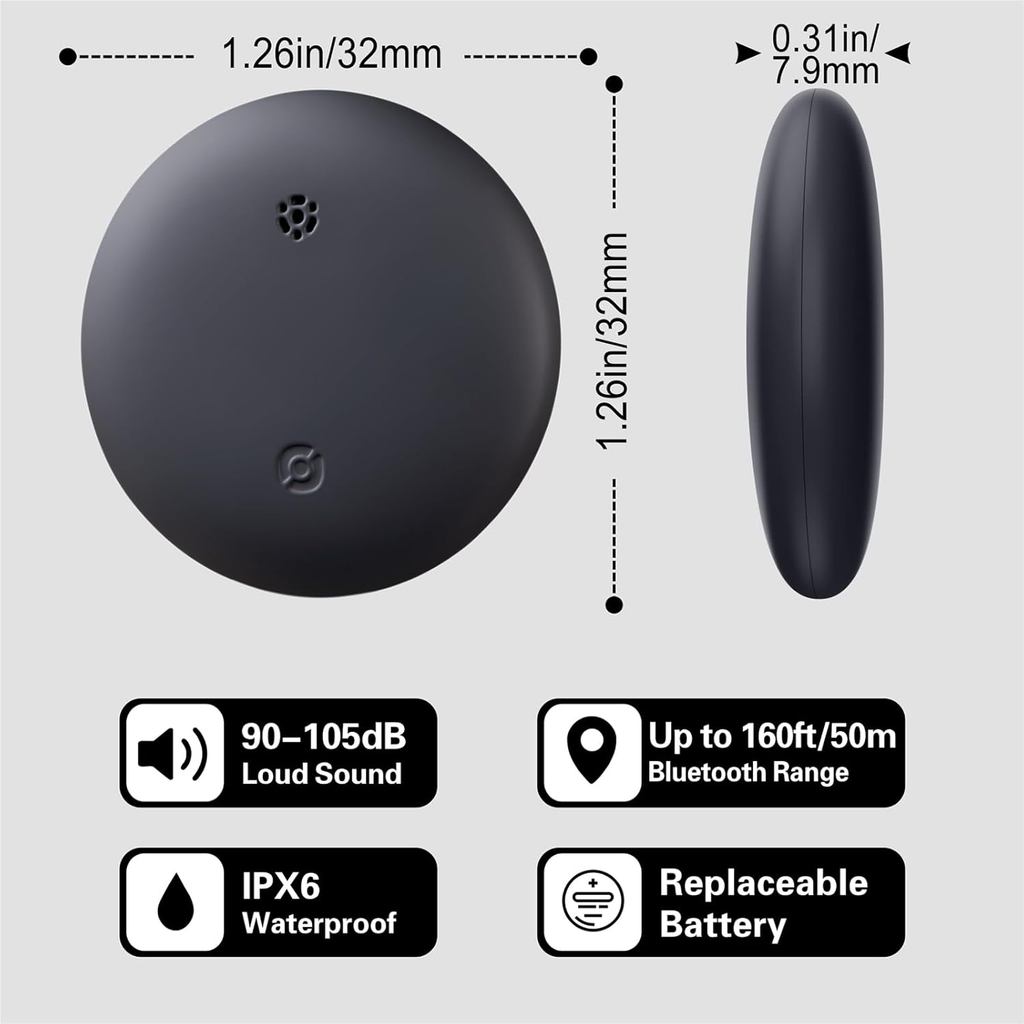 Smart Google Find Hub Tracker Tag For Google Find My Device (Find Hub) App. Finder For Keys,