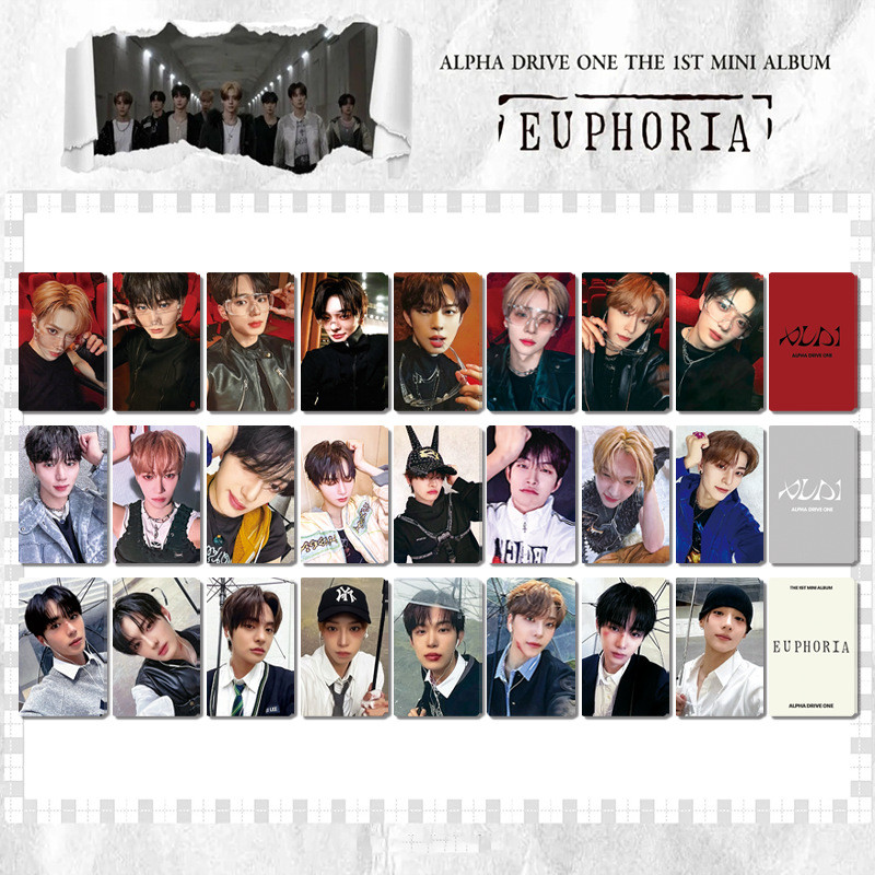 8Pcs/Set Idol ALD1 New Debut Album EUPHORIA Lomo Cards JUNSEO ARNO LEO GEONWOO SANGWON XINLONG ANXIN