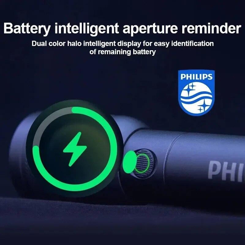 Philips NEW SFL6168 LED Flashlight 1000Lumen1000m Portable Powerful Bright Flashlights Camping Lamp