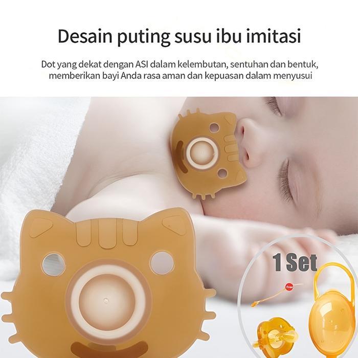 Dr.Osler Dot Empeng Bayi Newborn / Empeng Bayi Silikon Lembut / Kompeng Bayi 0 6 Bulan / Empeng Bayi