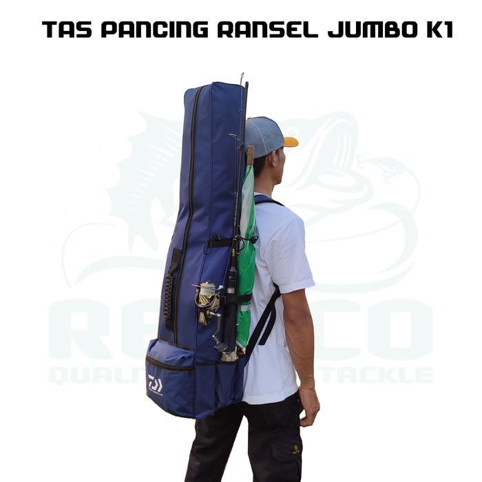 Best Seller Tas Pancing Ransel Jumbo K1 Daiwa Ukuran 80Cm 100Cm 120Cm Cordura Waterproof Original