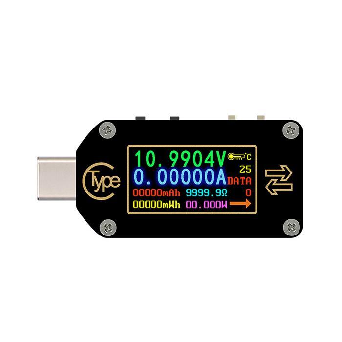 RD TC66 TYPE-C PD TRIGGER USB VOLTMETER AMMETER VOLTAGE 2 WAY CURRENT METER MULTIMETER PD CHARGER