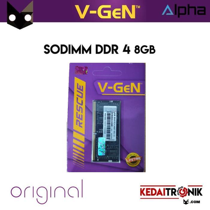 RAM Sodimm DDR4 8GB PC4-2400T VGEN Memory Laptop DDR 4 V-GEN