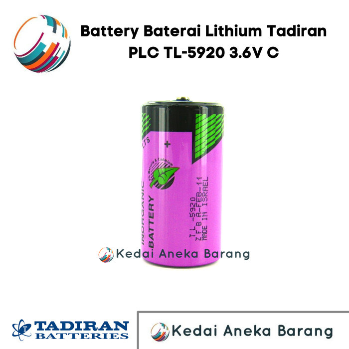 "New" Battery Baterai Lithium Tadiran PLC ER26500 TL-5920 SL-2770 3.6V C