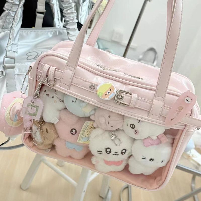 New Japanese Girl Cute Ulzzang Ita Bag JK Uniform Preppy Style Shoulder Bag Comic Exhibition Doll