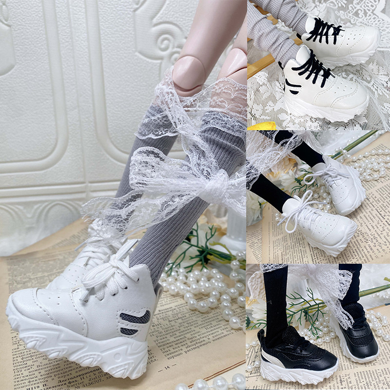 60CM BJD doll PU Leather Shoes 1/3 BJD Boots Sneakers Leather Doll Accessories Doll