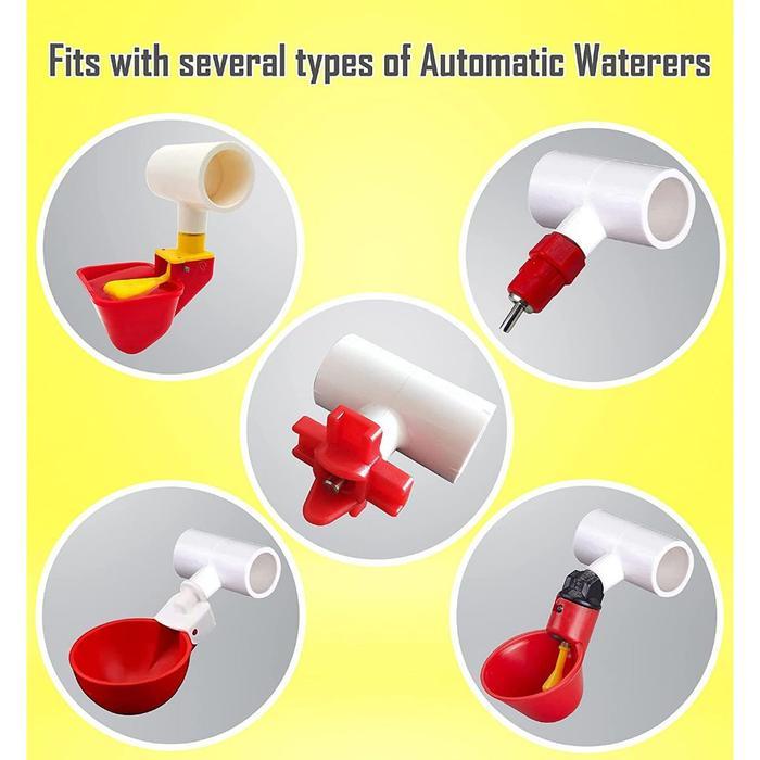 1/2inch Nipple Bulat nipel nepel nippel alat minum ayam puyuh pedaging broiler Bulat PIPA Konektor