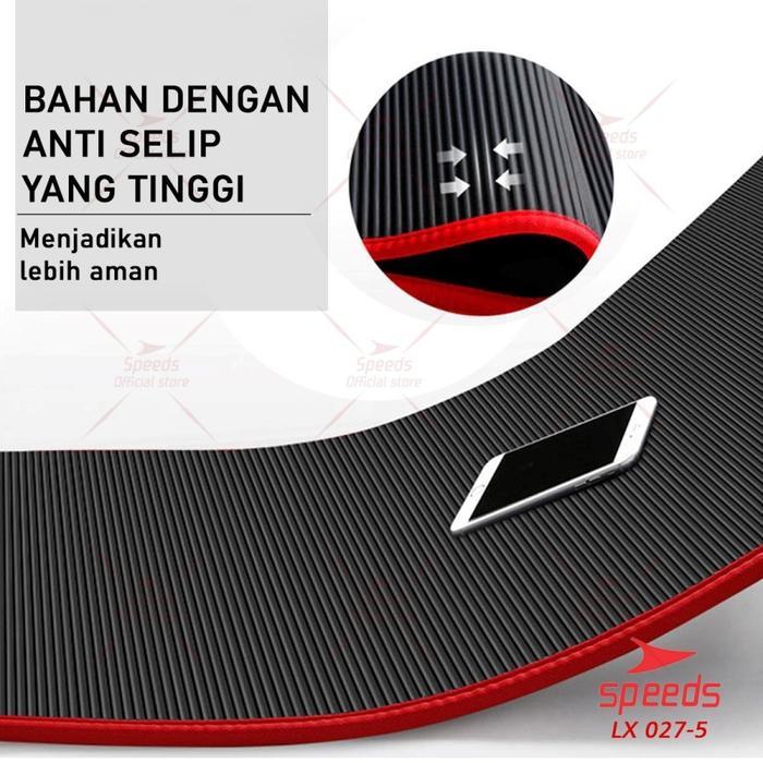 Happyfit - Matras Yoga Nbr Jahit 10Mm Yoga Matt Matras Senam Tebal 10 Mm