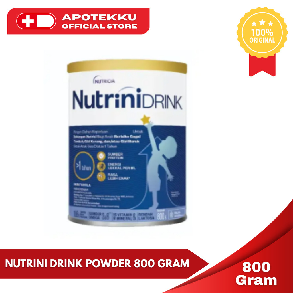 Nutrinidrink Powder Vanilla 800g - Susu Bubuk Tinggi Energi