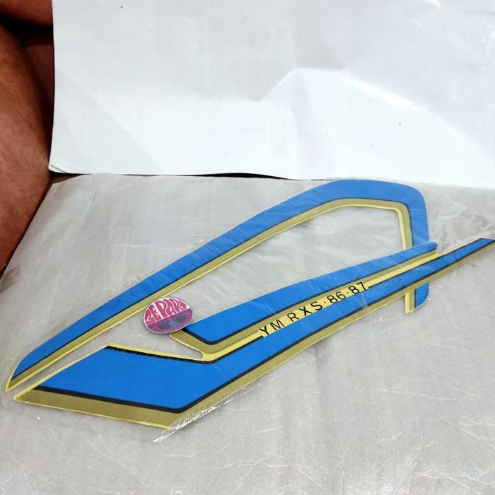 Lis Body Rxs 86 87 Biru Striping Stiker Tangki Rxs Termurah Langka