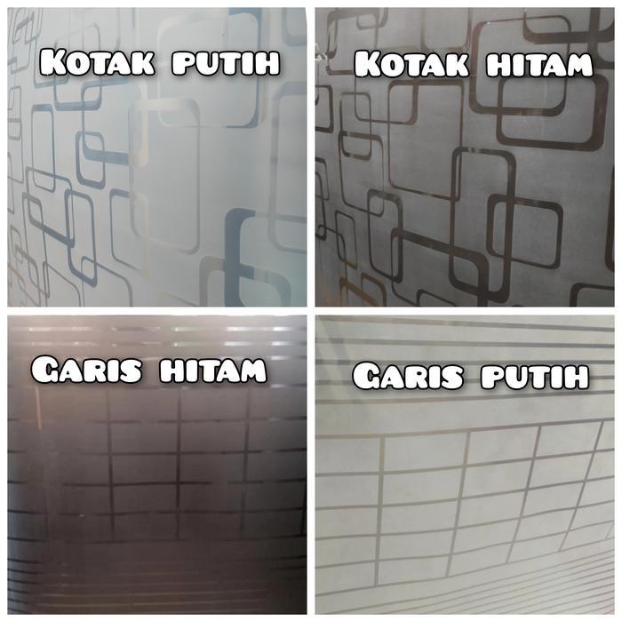 Fiber pagar plastik penutup pagar motif minimalis