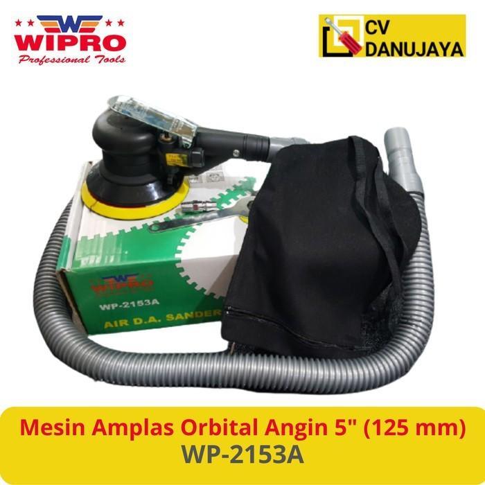 Mesin Amplas Orbital Angin Air Orbital Sander 5" 125 mm WIPRO WP-2153A