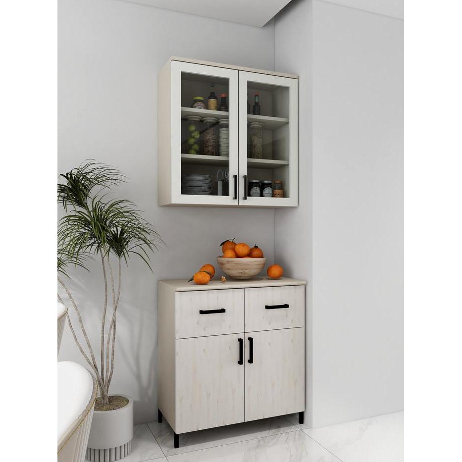 OLYMSTEEL OKD ERLINE KB 2L2P / Lemari Dapur 2 Laci 2 Pintu / Lemari Dapur Besi / Kabinet Dapur Bawah