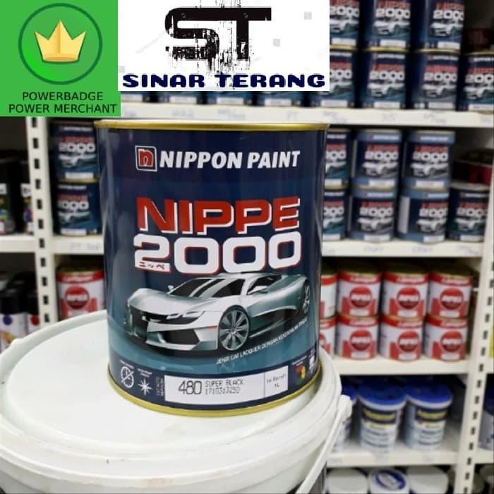 "New" Nippe 2000 / nippon paint / cat minyak kayu warna hitam/putih / Doff