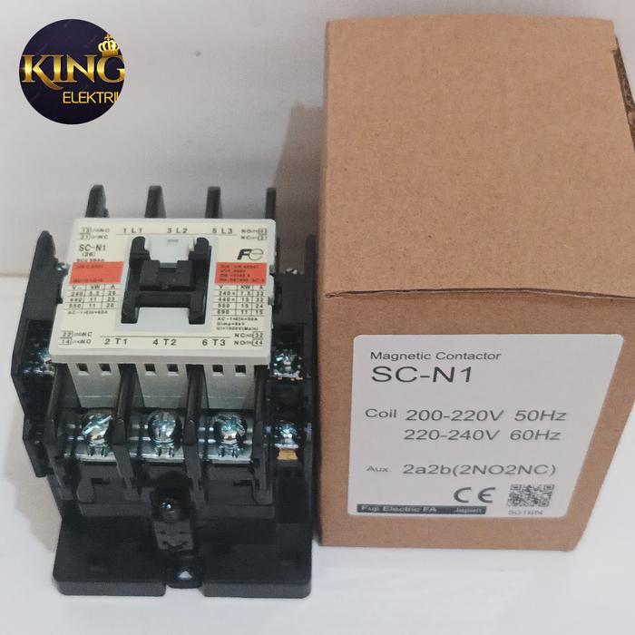 Magnetic Contactor Fuji SC-N1 Kontaktor fuji SCN1 SCN-1 Magnetik