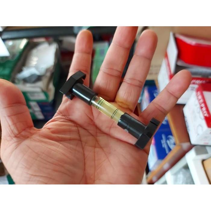 waterpas DIY - waterpass duduk gantung jepit - Spirit level Bubble