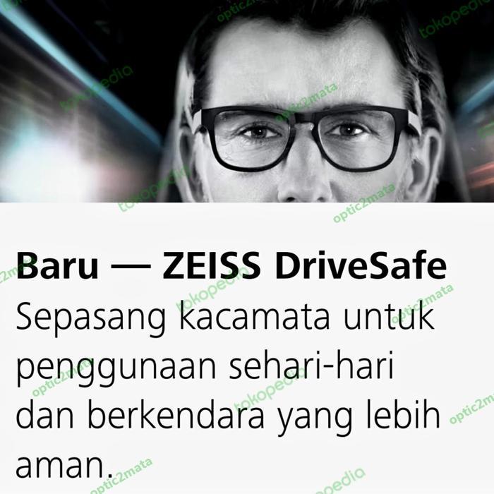 Lensa Kacamata Zeiss Single Vision Drivesafe Coat Clear Rx