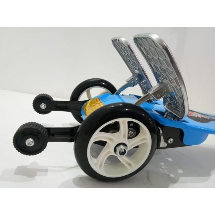 Scooter anak otoped dual pedal genjot besi injak pedal