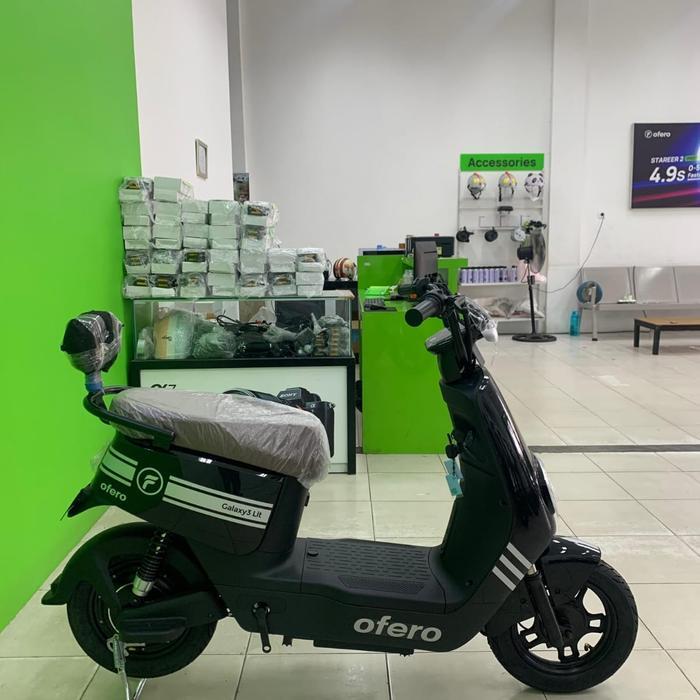 Sepeda Listrik Ofero Galaxy 3 lithium - Hitam
