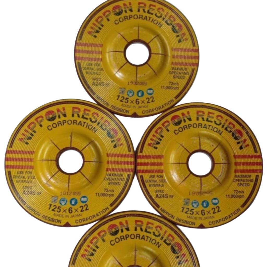 Batu Gerinda Poles Nippon Resibon 5"x6 Resibon 125x6x16 Grinding