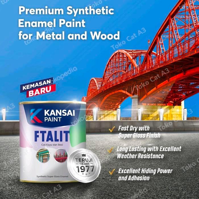 Kansai Ftalit 1 Kg - Cat Kayu Besi Kansai Ftalit - Co